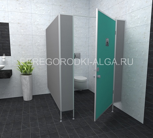Изображение Сантехнические туалетные кабинки для инвалидов 